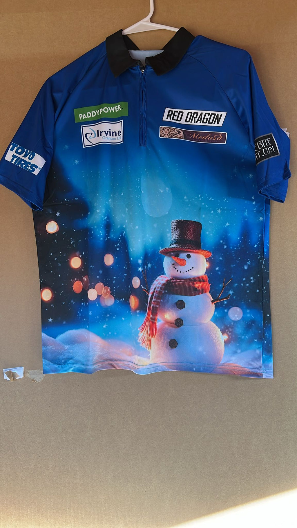 Snowman Polo Shirt Kids & Adults sizes replica