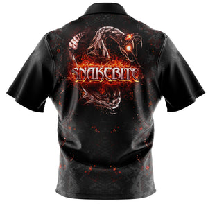 Replica Black/Orange Snakebite Polo Shirt