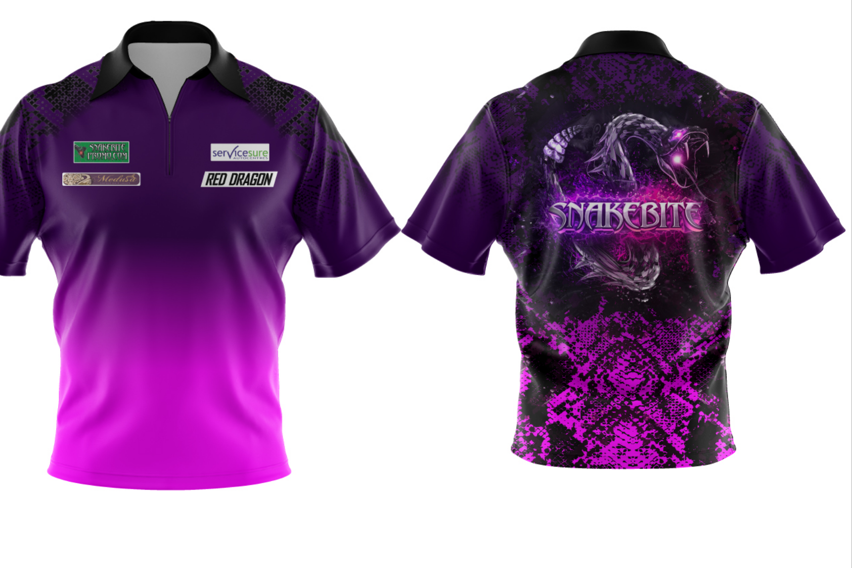 Replica Purple/Pink/Black Polo Shirt Kids & Adults sizes