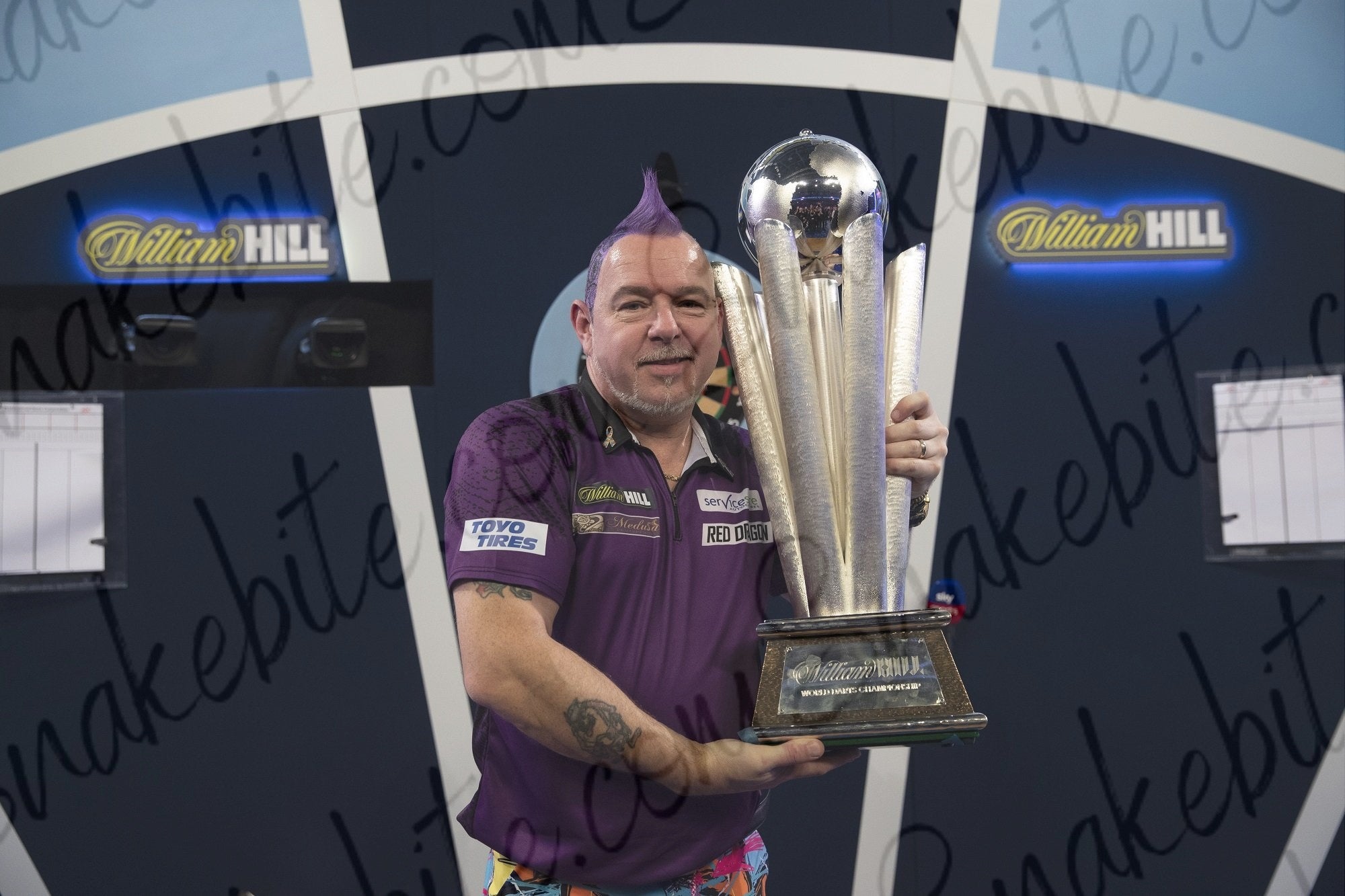Purple winning World Darts Champion 2020 replica shirt – Peter 